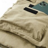 levne Pánská péřová vesta-Pánské Fleecová vesta Venkovní vesta Rybářská vesta Denní Rande Dovolená Módní Na běžné nošení Podzim zima Kapsy Polyester Zahřívací Pohodlné Pevná barva Zip Stojáček Běžný Černá Khaki Šedá Vesta