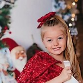 baratos Vestidos de Festa-Infantil Para Meninas Vestido de festa Côr Sólida Manga Longa Espetáculo Com Transparência Princesa Doce Com Transparência Longuette Vestido da bainha Vestido De Tule Verão Primavera Outono Crianças