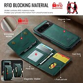 billige Andre telefonetuier-telefon Etui Til Pixel 9 Pro Pixel 9 Pro XL Pixel 8 Pro Pixel 8 Pixel 9 Bakdeksel med stativ Avtagbar Magnetisk Kontor / Bedrift TPU PU lær