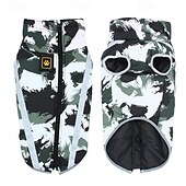 billige Frakker-Hunder Frakker Jakke Parka jakke med sele Reflekterende Varm Vannbestandig Hundeklær for Medium Large