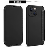 お買い得  iPhone用ケース-電話 ケース 用途 iPhone 16 Pro Max プラス iPhone 15 プロマックスプラス iPhone 14 13 12 11 Pro Max Plus Mini iPhone 14 Pro Max iPhone 13 12 11 Pro Max バックカバー スタンド付き 磁石バックル ワイヤレス充電をサポート レトロ風 TPU PUレザー