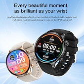 abordables Relojes inteligentes-iMosi ZW63 Reloj inteligente 1.39 pulgada Smartwatch Reloj elegante Bluetooth Monitoreo de temperatura Podómetro Recordatorio de Llamadas Compatible con Android iOS Mujer Hombre Llamadas con Manos