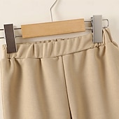 voordelige Sets-2-delig Peuter Jongens Set met capuchon en joggingbroek Kleding Brief Lange mouw Geborduurd Set School Stoer Dagelijks Herfst Winter 4-7 jaar Khaki