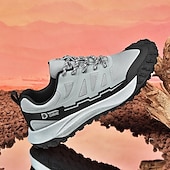 baratos Ténis para Homem-tênis de corrida de trilha bege masculino - tênis esportivos leves com sola antiderrapante para caminhadas e aventuras ao ar livre