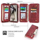 levne Pouzdra pro Samsung-telefon Carcasă Pro S24 S24 Ultra Plus S23 Ultra Plus S23 S22 S22 Plus Ultra Zadní kryt Pouzdro na peněženku se stojánkem Zip s Lanyardem Retro TPU PU kůže