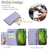abordables Otras carcasas-teléfono Funda Para Píxel 9 Pro Pixel 9 Pro XL Pixel 8 Pro Pixel 8 Píxel 9 Pixel 7 Pixel 7 Pro Pixel 6 Pixel 6 Pro Funda Trasera con Soporte Cremallera con cordón Retro TPU Cuero de PU
