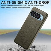 abordables Coques autres téléphones-téléphone Coque Pour Pixel 9 Pro Pixel 9 Pro XL Pixel 8 Pro Pixel 8 Pixel 9 Pixel 7 Pixel 7 Pro Pixel 6 Pixel 6 Pro Coque Arriere Antichoc Rétro TPU faux cuir