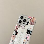 levne Pouzdra pro iPhone-telefon Carcasă Pro iPhone 16 Pro Max Plus iPhone 15 Pro Max Plus iPhone 14 13 12 11 Pro Max Plus iPhone 14 Pro Max iPhone 13 12 11 Pro Max Zadní kryt se stojánkem Nárazuvzdorné Retro TPU PC