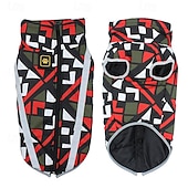 billige Frakker-Hunder Frakker Jakke Parka jakke med sele Reflekterende Varm Vannbestandig Hundeklær for Medium Large