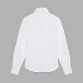 halpa Miesten Elite-paidat-Miesten Pukupaita Button Up paita Yhtenäinen väri Koulu Muodollinen Valkoinen Sininen Vaalea taivaan sininen Vaalean sininen-valkoinen Pitkähihainen Sänkyjen avaus Kaikki vuodenajat Vaatetus