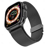 cheap Apple Watch Bands-Sport Band Milanese Loop Compatible with Apple Watch band 38mm 40mm 41mm 42mm 44mm 45mm 49mm Metal Clasp Stainless Steel Strap Replacement Wristband for iwatch Ultra 2 Series 9 8 7 SE 6 5 4 3 2 1