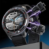 abordables Montres connectées-imosi 1,53 pouces montre intelligente bluetooth appel podomètre écouteurs 2 en 1 écouteurs lecture de musique locale tws bluetooth casque de sport sans fil smartwatch
