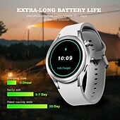 baratos Pulseiras Inteligentes-696 ZM34 Relógio inteligente 1.39 polegada Pulseira inteligente Bluetooth Podômetro Aviso de Chamada Monitor de Sono Compatível com Android iOS Feminino Masculino Chamadas com Mão Livre IP 67 Caixa