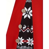 preiswerte Für Frauen-Schneeflocke Flapper Kleid Cocktailkleid Party Kleid Damen Elegant Dame Schulterfrei Erwachsene Weihnachten Neujahr Heiligabend Weihnachten Party Kleid