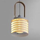 economico Luci a sospensione-lampada a sospensione in metallo lampada a sospensione moderna di metà secolo luci a sospensione in ferro bianco con strato design fienile lampadario nordico vintage per sala da pranzo 110-240v 21cm
