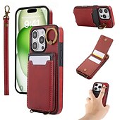 olcso iPhone-tokok-telefon Ügy Kompatibilitás iPhone 16 Pro Max Plus iPhone 15 Pro Max Plus iPhone 14 13 12 11 Pro Max Plus iPhone 14 Pro Max iPhone 13 12 11 Pro Max Fekete tok Állvánnyal Tartó gyűrű csuklópánttal Retro