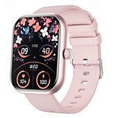 abordables Relojes inteligentes-iMosi ZW65 Reloj inteligente 2.01 pulgada Smartwatch Reloj elegante Bluetooth Monitoreo de temperatura Podómetro Recordatorio de Llamadas Compatible con Android iOS Mujer Hombre Llamadas con Manos