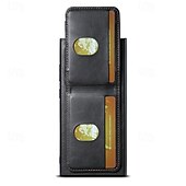 ieftine Carcasă Samsung-telefon Maska Pentru S24 Ultra Plus S23 Ultra Plus S22 Plus Ultra S25 Ultra Capac Spate rezista Loc pentru card Anti Șoc Retro TPU PC PU piele