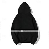 abordables Camisetas y Camisas-Hombre Sudadera Con Capucha Manga Larga Con Capucha Camiseta Al aire libre Mantiene abrigado Forro Polar Rutina de ejercicio Suave Invierno Poliéster Gris oscuro Negro Blanco Gimnasio Escalada