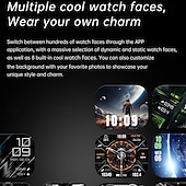 abordables Pulseras inteligentes-696 NX23 Reloj inteligente 2 pulgada Pulsera inteligente Bluetooth Podómetro Recordatorio de Llamadas Seguimiento del Sueño Compatible con Android iOS Mujer Hombre Llamadas con Manos Libres