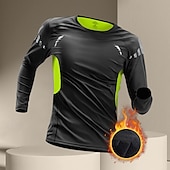 baratos Camisetas e Regatas de Corrida-Homens Camiseta de Corrida Camisetas Compressão Manga Longa Camiseta Casual Roupa Esportiva Outono Respirável Secagem Rápida Treino de Ginástica Corrida Caminhada Roupa de esporte Roupas Esportivas