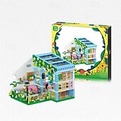 cheap Building Toys-Mini City Shop Street View Building Blocks Model SetSimulation Architecture Collection Particle Construction Building Bricks ToyHome Decoration