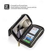 levne Pouzdra pro Samsung-telefon Carcasă Pro S24 S24 Ultra Plus S23 Ultra Plus S23 S22 S22 Plus Ultra Zadní kryt Pouzdro na peněženku se stojánkem Zip s Lanyardem Retro TPU PU kůže