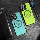 economico Cover per iPhone-telefono Custodia Per iPhone 15 14 Pro Max Plus iPhone 13 12 11 Pro Max Copertura Posteriore Magnetico Supporta la Ricarica Wireless Resistente agli urti Retrò TPU Pelle PU