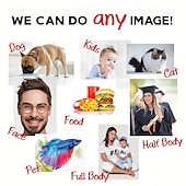 cheap Personalized Pillows-Father&#039;s Day Custom Face Pillow Customized Cushions &amp; Pillows Personalized Gift Photo Custom Gift Ideas in Various Sizes with Insert Gift for Him/Her/Kid/Elderly