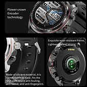 abordables Montres connectées-imosi 1,53 pouces montre intelligente bluetooth appel podomètre écouteurs 2 en 1 écouteurs lecture de musique locale tws bluetooth casque de sport sans fil smartwatch