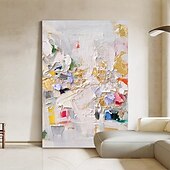 cheap Abstract Paintings-Mintura Handmade Abstract Texture Oil Paintings On Canvas Wall Art Decoration Modern Picture For Home Decor Rolled Frameless Unstretched Painting