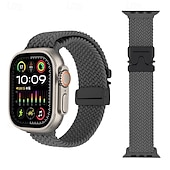cheap Apple Watch Bands-Sport Band Compatible with Apple Watch band 38mm 40mm 41mm 42mm 44mm 45mm 49mm Braided Adjustable Fabric Strap Replacement Wristband for iwatch Ultra 2 Series 9 8 7 SE 6 5 4 3 2 1