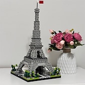 cheap Building Toys-3585pcs Paris Eiffel Tower Building Blocks Set - Explore World Architecture with Educational Toys Perfect for Halloween Thanksgiving Christmas and Easter Gifts