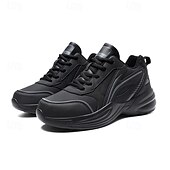 preiswerte Winter- und Schneestiefel-Schwarze Laufschuhe für Herren mit Fellfutter, warme Wintersportschuhe für Outdoor-Sport und Freizeit