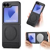 halpa Samsung-kotelot-puhelin Etui Käyttötarkoitus Z Flip 6 Z Flip 5 Z Flip 4 Z Flip 3 Takakuori Magneetti Tukee langatonta latausta Iskunkestävä Retro TPU PC