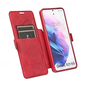 cheap Samsung Cases-Phone Case For S21 A72 A71 A51 A31 S20 Plus S20 Ultra S20 A32 A52 Flip Cover with Stand Holder Card Slot Shockproof Retro TPU PU Leather