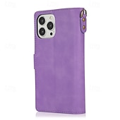 cheap iPhone Cases-Phone Case For iPhone 16 Pro Max Plus iPhone 15 Pro Max Plus iPhone 14 13 12 11 Pro Max Plus iPhone 14 Pro Max iPhone 13 12 11 Pro Max Flip Cover with Stand Holder with Wrist Strap Card Slot Retro