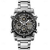 cheap Digital Watches-OLEVS 1106 Men&#039;s Watch Luxury Brand Quartz Watch Trend Sports Alarm Clock LED Display Waterproof Timing Code Watch Men&#039;s Watch