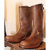 olcso Lábbelik-Retró Középkori Reneszánsz Cipők Western Boot Lapos jazz csizma Kalóz tizenegy Tömör szín Férfi Női Kalóz Steampunk Mindszentek napja Farsang Álarcos mulatság Teljesítmény Alkalmi / Napi Felnőttek