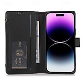 cheap iPhone Cases-Phone Case For iPhone 16 Pro Max Plus iPhone 15 Pro Max Plus iPhone 14 13 12 11 Pro Max Plus iPhone 14 Pro Max iPhone 13 12 11 Pro Max Flip Cover with Stand Holder with Wrist Strap Card Slot Retro