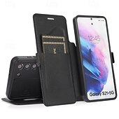 cheap Samsung Cases-Phone Case For S21 A72 A71 A51 A31 S20 Plus S20 Ultra S20 A32 A52 Flip Cover with Stand Holder Card Slot Shockproof Retro TPU PU Leather
