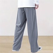 abordables Pierna Recta-Hombre Pantalones de Deporte Pantalones deportivos Pantalones Pantalones de Pana Pantalones deportivos de pierna recta Correa Bolsillo Cintura elástica Plano Comodidad Diario Deporte Moda Casual