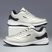 economico Sneakers da uomo-scarpe da ginnastica sportive casual da uomo color cuoio con suola ammortizzata e design allacciato – comode scarpe da passeggio per tutti i giorni