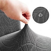 baratos Capa para Cadeira de Jantar-Capa de cadeira de jantar repelente de água capa elástica para assento de cadeira elastano com protetor elástico inferior para sala de jantar cerimônia de casamento durável lavável