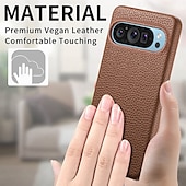 abordables Coques autres téléphones-téléphone Coque Pour Pixel 9 Pro Pixel 9 Pro XL Pixel 8 Pro Pixel 8 Pixel 9 Pixel 7 Pixel 7 Pro Pixel 6 Pixel 6 Pro Coque Arriere Antichoc Rétro TPU faux cuir