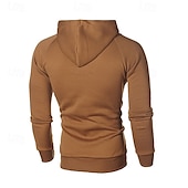 abordables sweats à capuche basiques pour hommes-Homme Sweat à capuche zippé Sweat à capuche en molleton Noir Blanche Vin Chameau Gris foncé Capuche Bloc de couleur Fermez Patchwork Sport &amp; Loisir du quotidien Vacances Polyester Vêtement de rue
