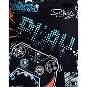 billiga Pojkens 3D Sporter &amp; Spel-Pojkar 3D Grafisk Spel Huvtröja Långärmad Vår Höst Mode Streetwear Barn 4-12 år Huva Utomhus Ledigt Dagligen Normal