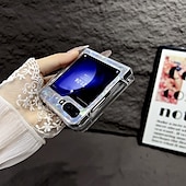 お買い得  サムスン用ケース-電話 ケース 用途 サムスンのギャラクシー Zフリップ6 Z Flip 5 Z Flip 4 Z Flip 3 バックカバー 耐衝撃 レトロ風 PC