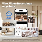 cheap Indoor IP Network Cameras-Tuya 4MP WiFi PTZ Cameras Smart Home Motion Monitor IR Night Vision Two-way Intercom Home CCTV Surveillance Monitoring Cameras
