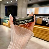 お買い得  サムスン用ケース-電話 ケース 用途 Zフリップ6 Z Flip 5 Z Flip 4 Z Flip 3 バックカバー スタンド付き 磁石バックル ワイヤレス充電をサポート レトロ風 TPU PC